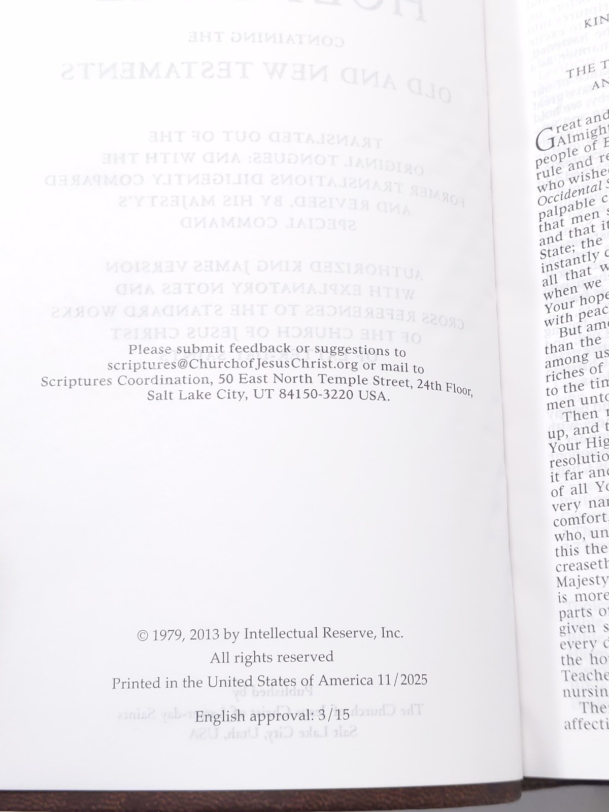 KJV Bible & Triple Combination (Simulated Leather Walnut Brown) Personalized