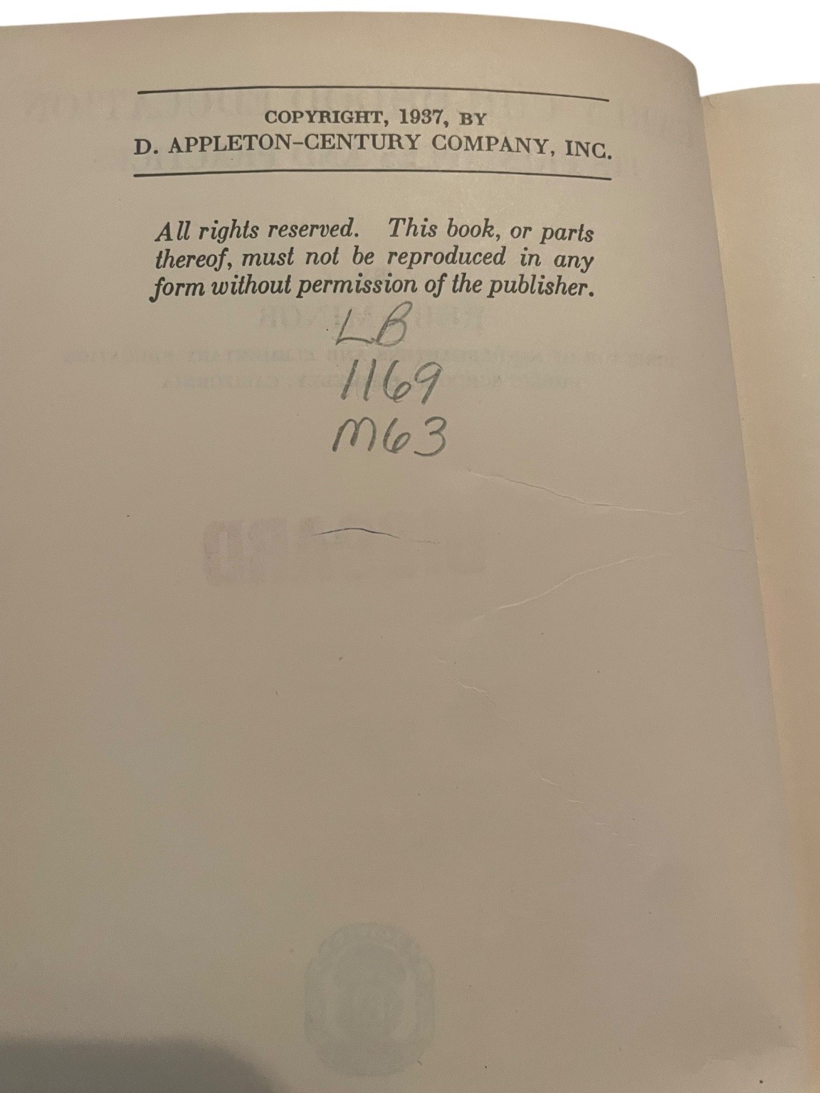 Early Childhood Education Its Principles and Practices Ruby Minor 1937 D.