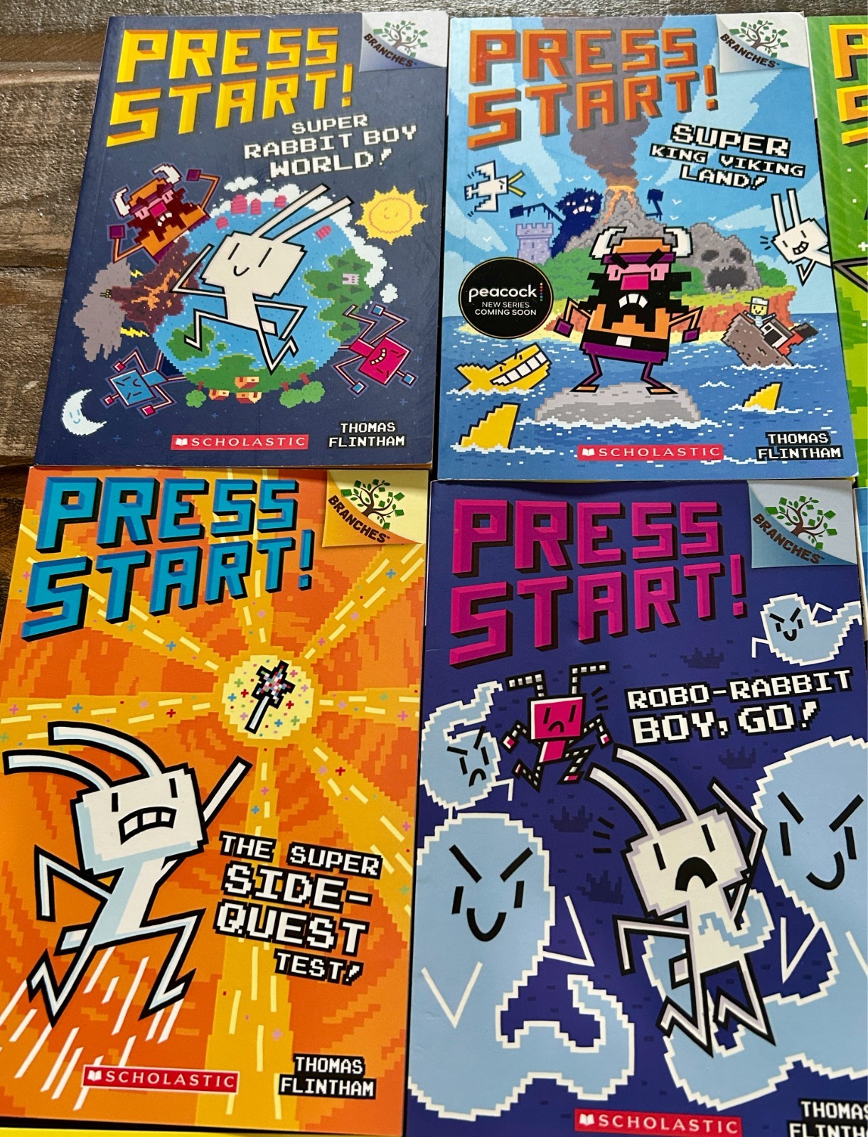 10 Press Start Books by Thomas Flintham Reading Level Grade 2