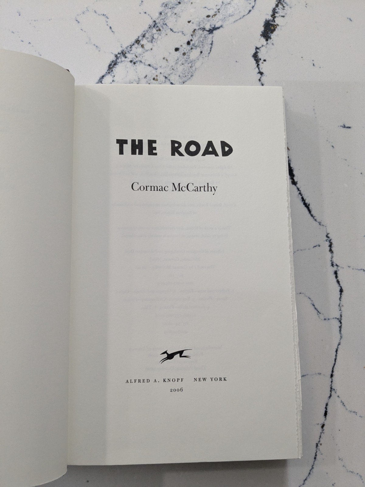 The Road By Cormac McCarthy, First Edition Hardcover Dust Jacket HCDJ