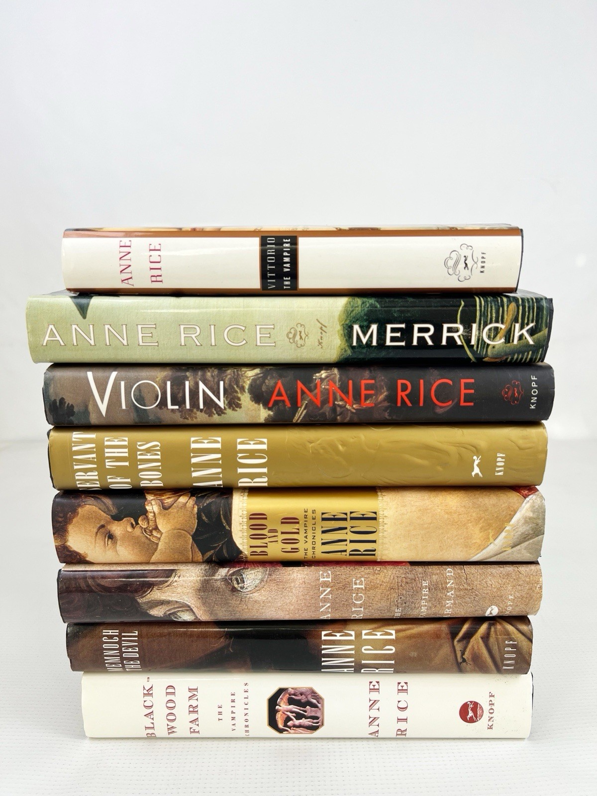 Anne Rice Hardcover Book Lot Vampire Others Most First Editions Collection Of 8