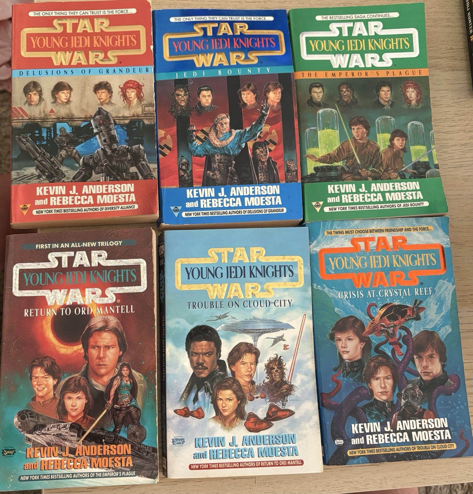 Star Wars Young Jedi Knights Complete Set (1-14) Anderson & Moesta 1st Printing