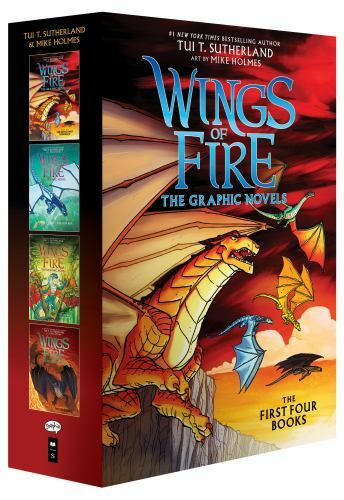 SEALED NEW Wings of Fire #1-4: A Graphic Novel Box Set Author Tui T Sutherland