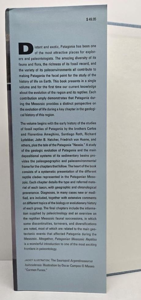 PATAGONIAN MESOZOIC REPTILES book dinosaur paleontology biology geology