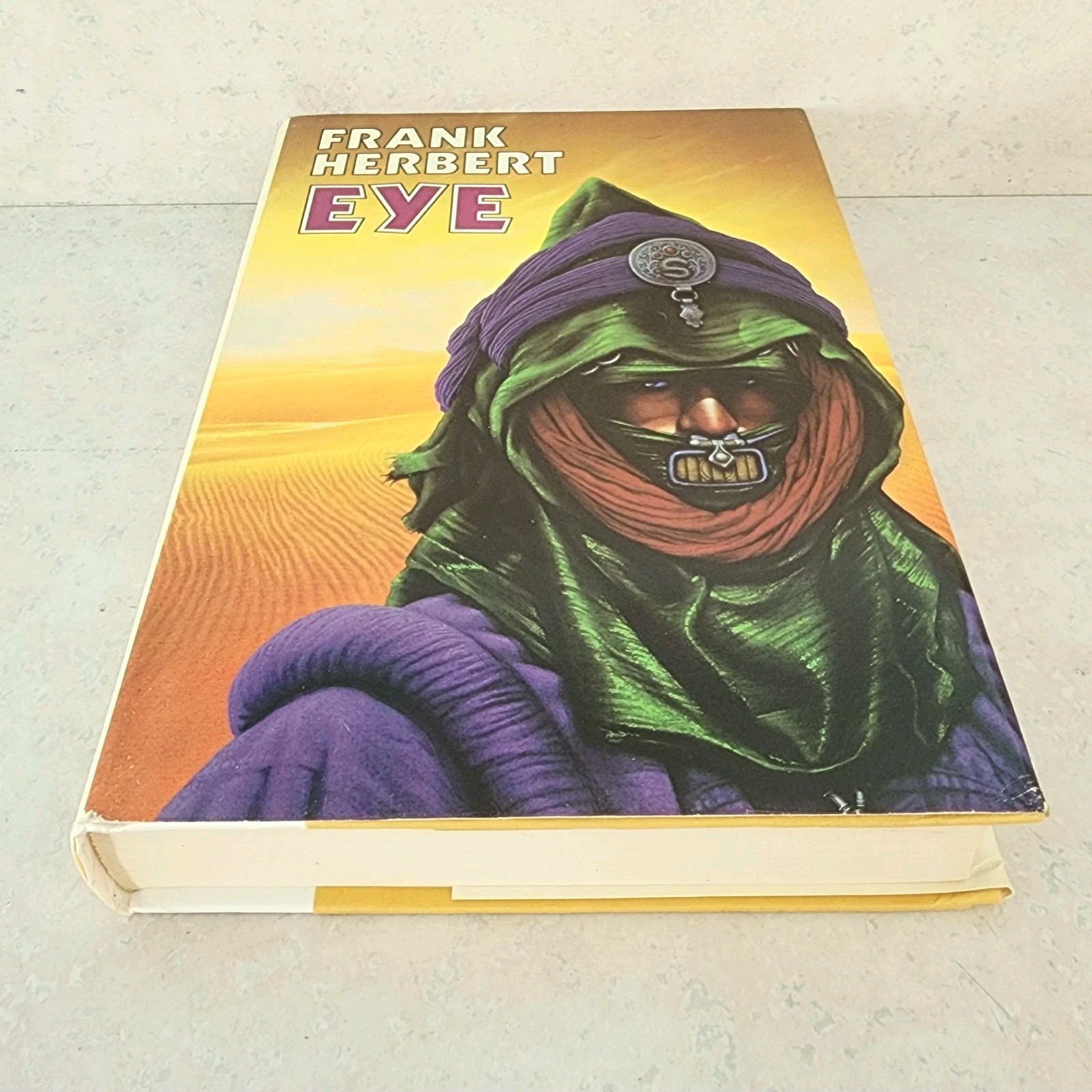 EYE Frank Herbert 1st Book Club Ed 1985 HC Early Printing Jim Burns Art RARE