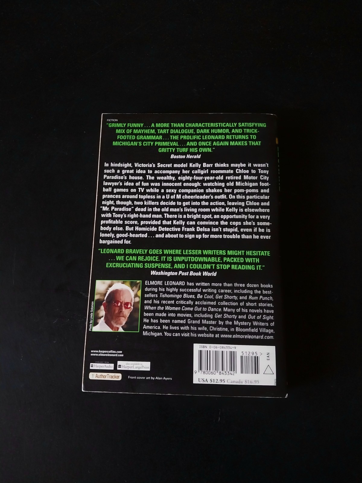 Elmore Leonard – Mr. Paradise – William Morrow First Printing 2004
