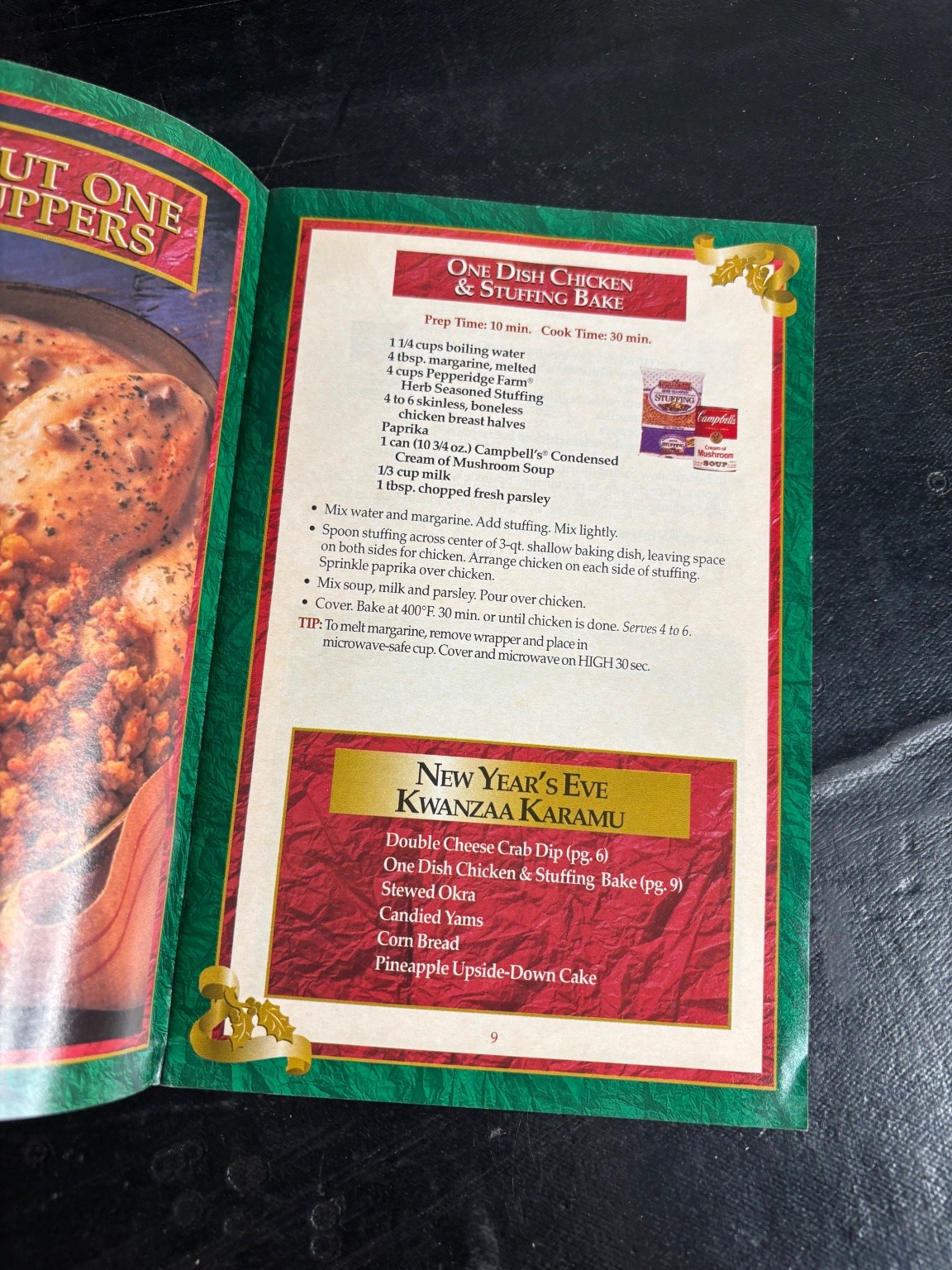 Campbell’s Holiday Cookbook & Planner Recipes Menu Planning Seasonal Food