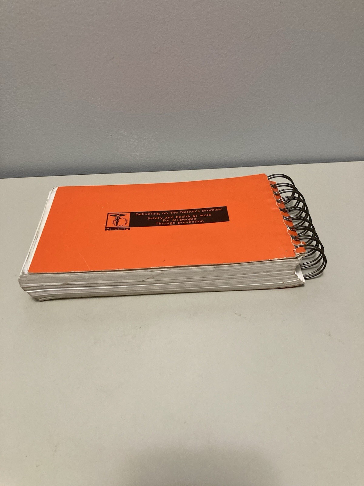 NIOSH Pocket Guide to Chemical Hazards CDC Spiral Bound Book Occupational Safety