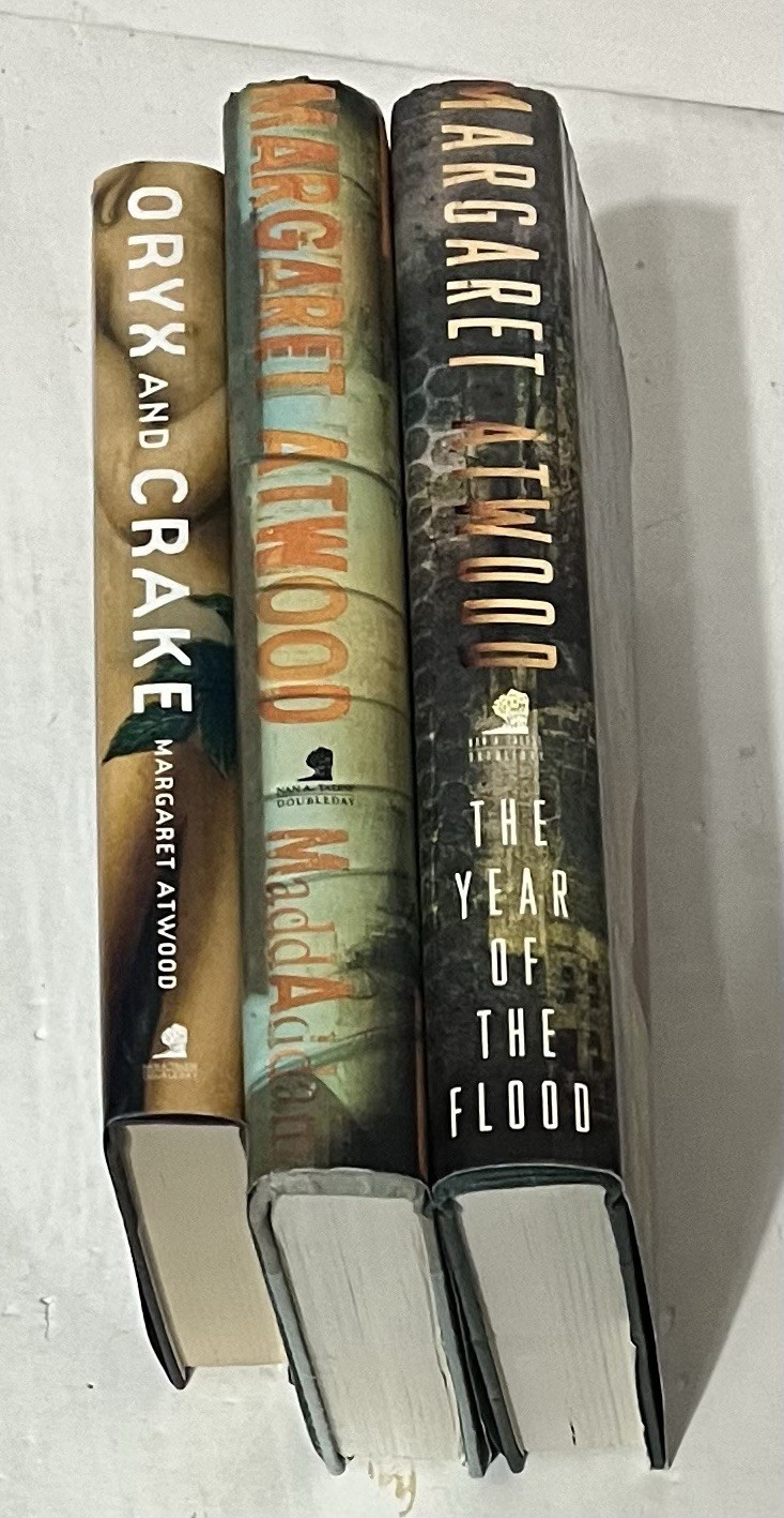 Margaret Atwood Madd Addam Trilogy 2 1st Print 1 BC Hardcovers w/ Dust Jackets