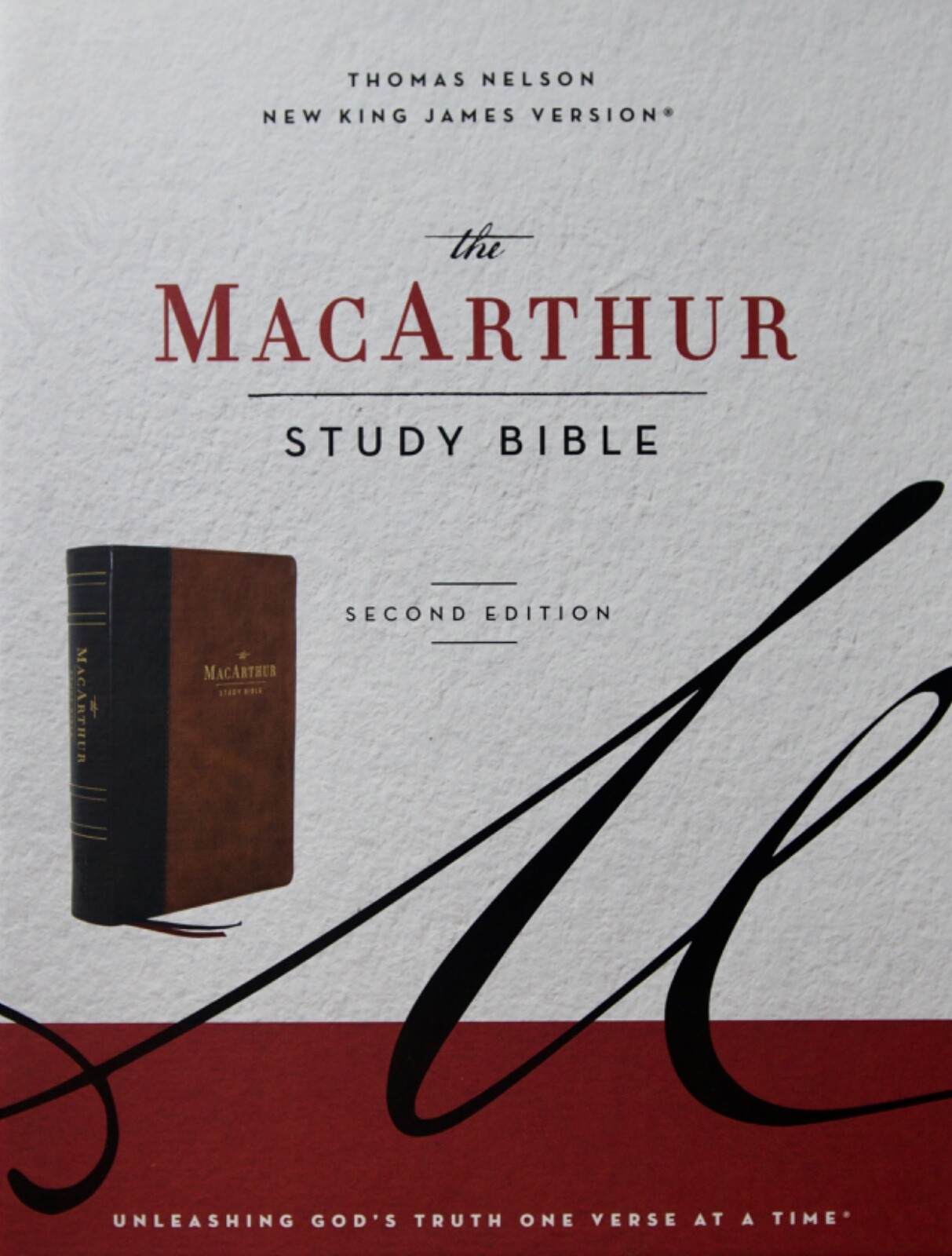 NKJV The MacArthur Study Bible, 2nd Edition, Brown Leathersoft