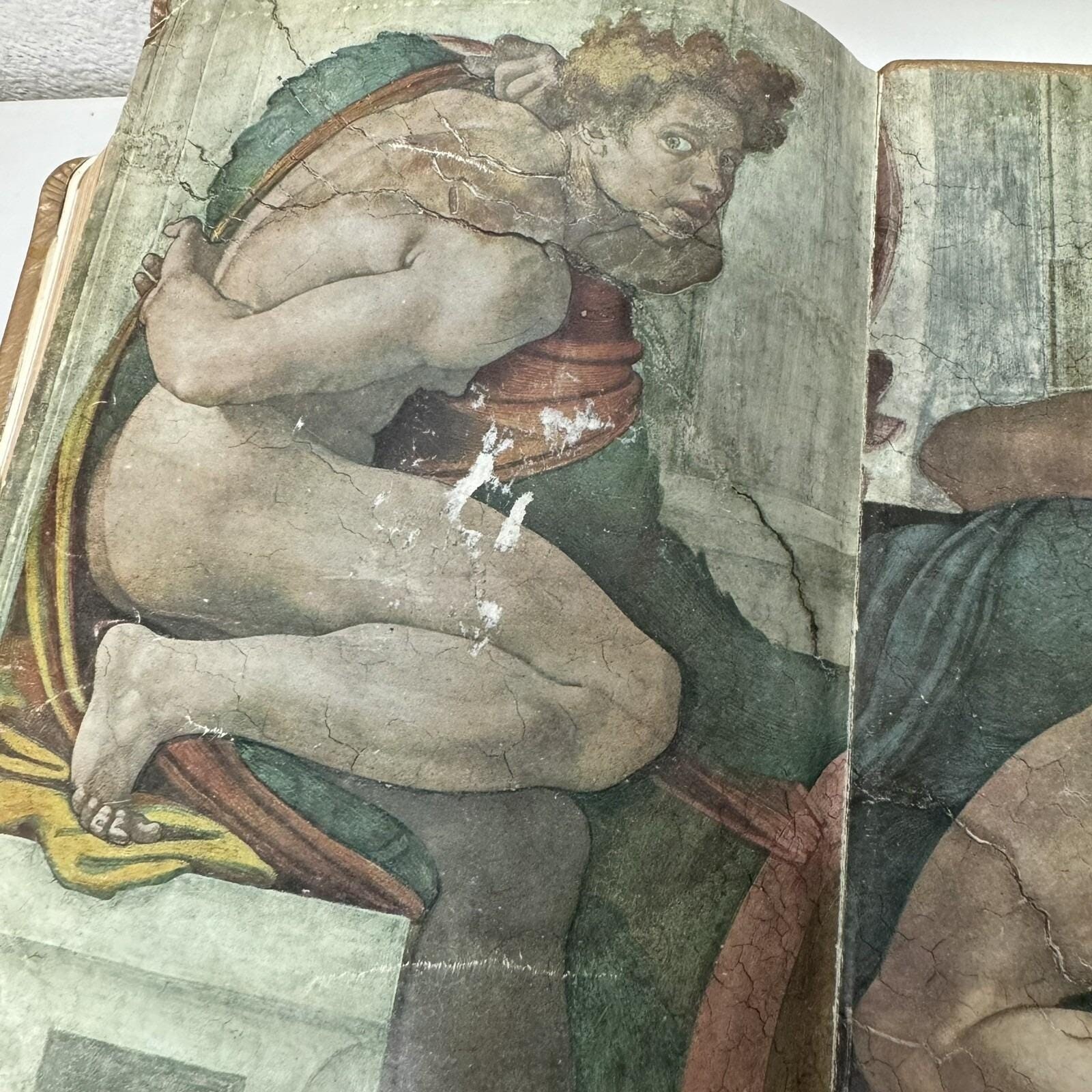 1964 Family Bible KJV Michelangelo Illustrations Vincent Price Sears