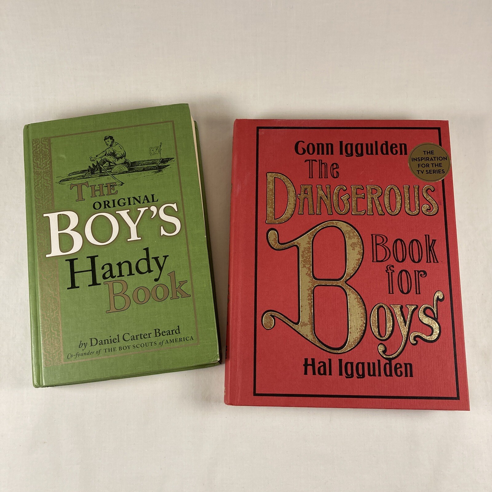 The Dangerous Book For Boys Handy Hal Iggulden Daniel Beard Hardcover Lot of 2