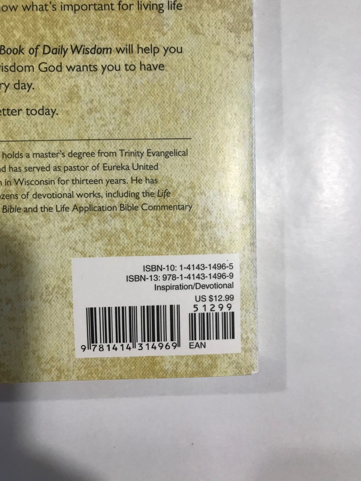 The One Year Book of Daily Wisdom by Neil Wilson