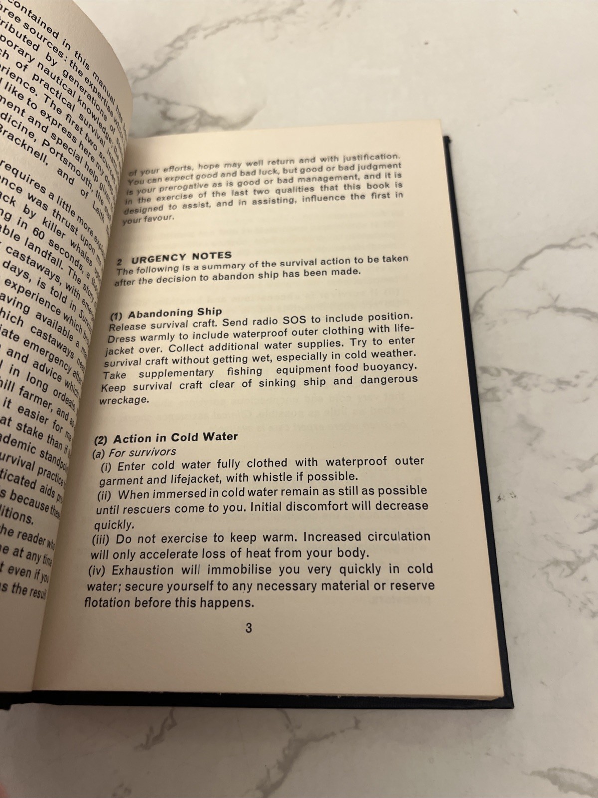 Vintage 70s Sea Survival: A Manual by Dougal Robertson Hardcover