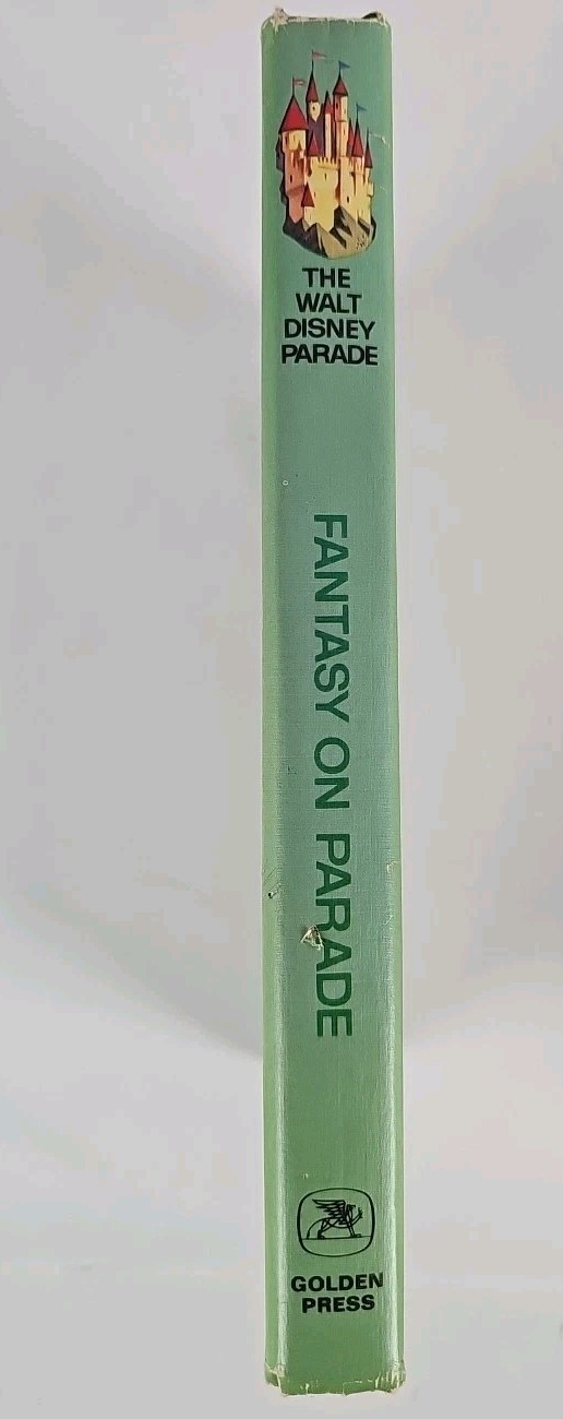 Walt Disney Parade 4 Book w/Slipcase 1970 Fun Fantasy Fact Fiction Golden Press