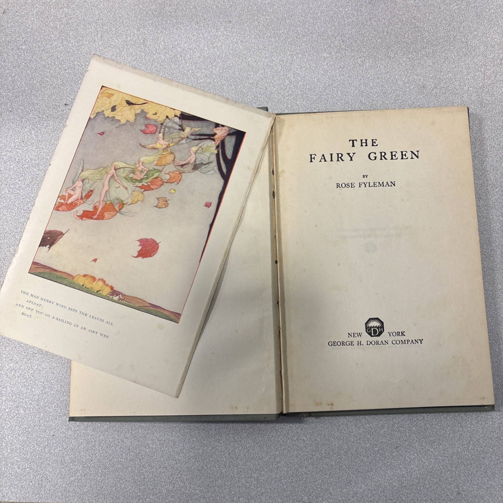 3 Volumes By Rose Fyleman Fairies&Chimneys, The Fairy Green And The Fairy Flute