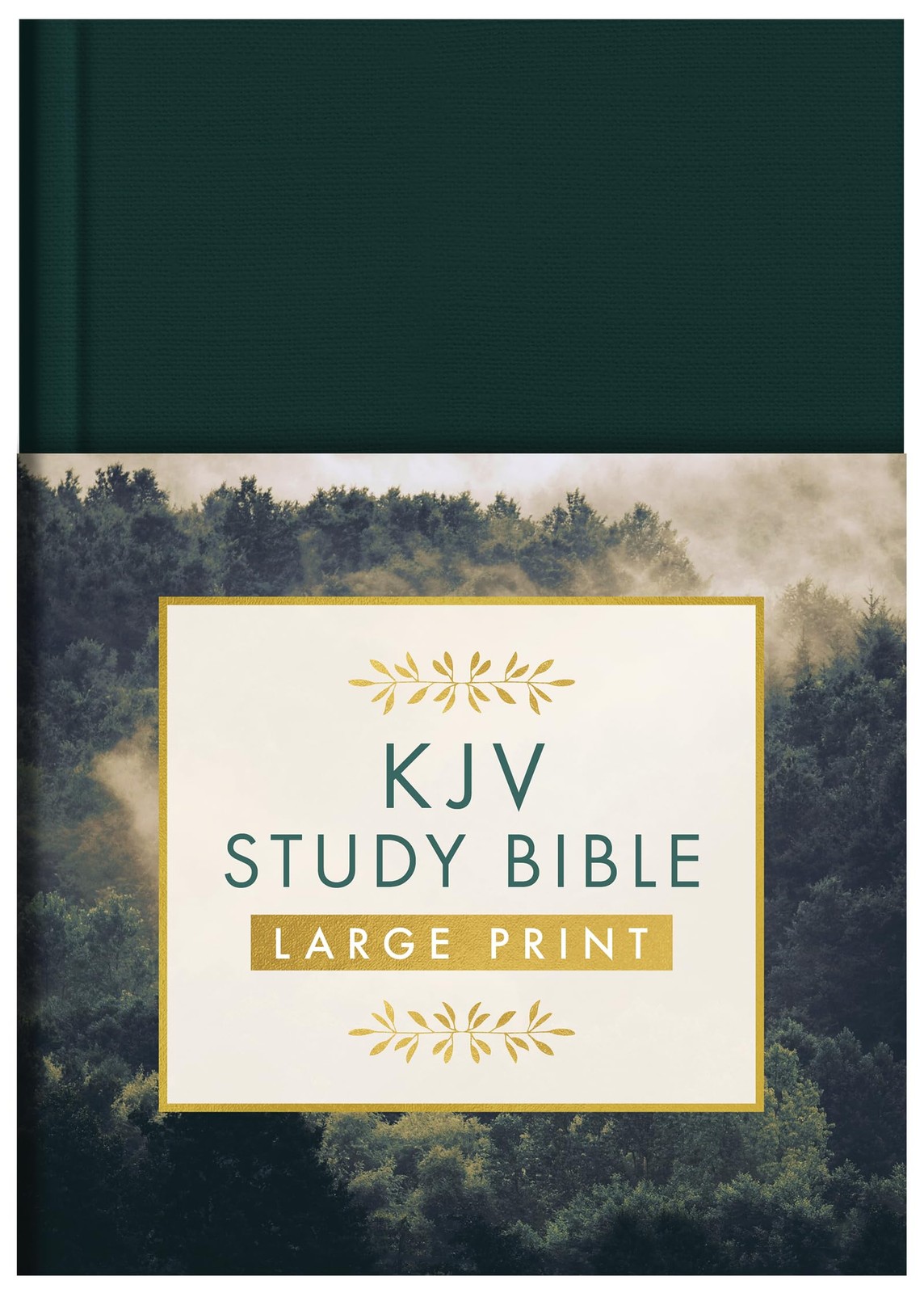 KJV Study Bible – Large Print [Gold Evergreen] (King James Bible)