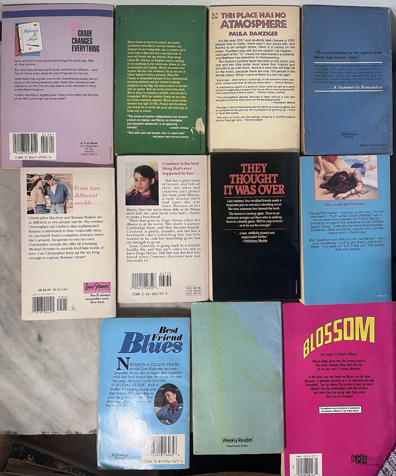 Various Books By Various Authors – Teenage/adolescent Focus