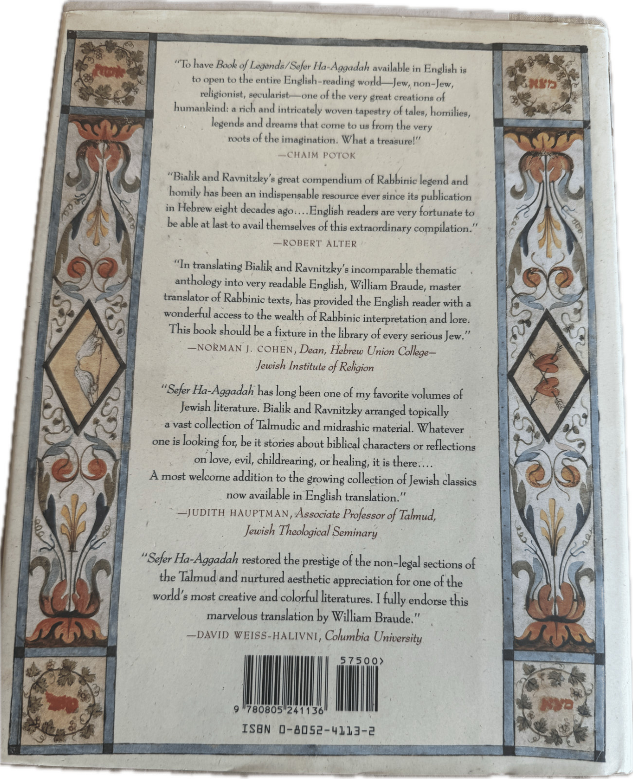 The Book of Legends/Sefer Ha-Aggadah: Legends from the Talmud and Midrash