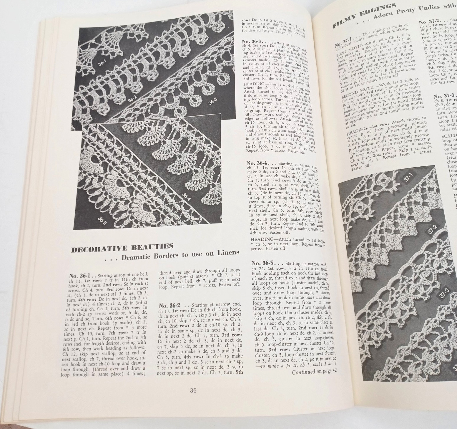 Vintage 1980 Dover Needlework Series Crocheting Edging Rita Weiss Book