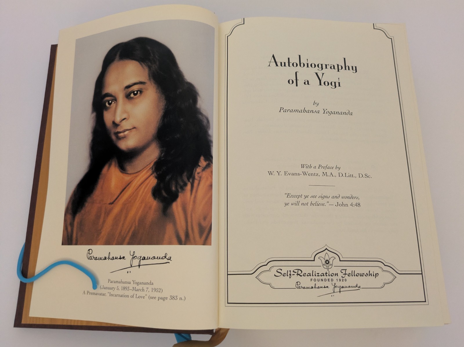 Autobiography of a Yogi 1997 HC Boxed Edition– Paramahansa Yogananda Illustrated