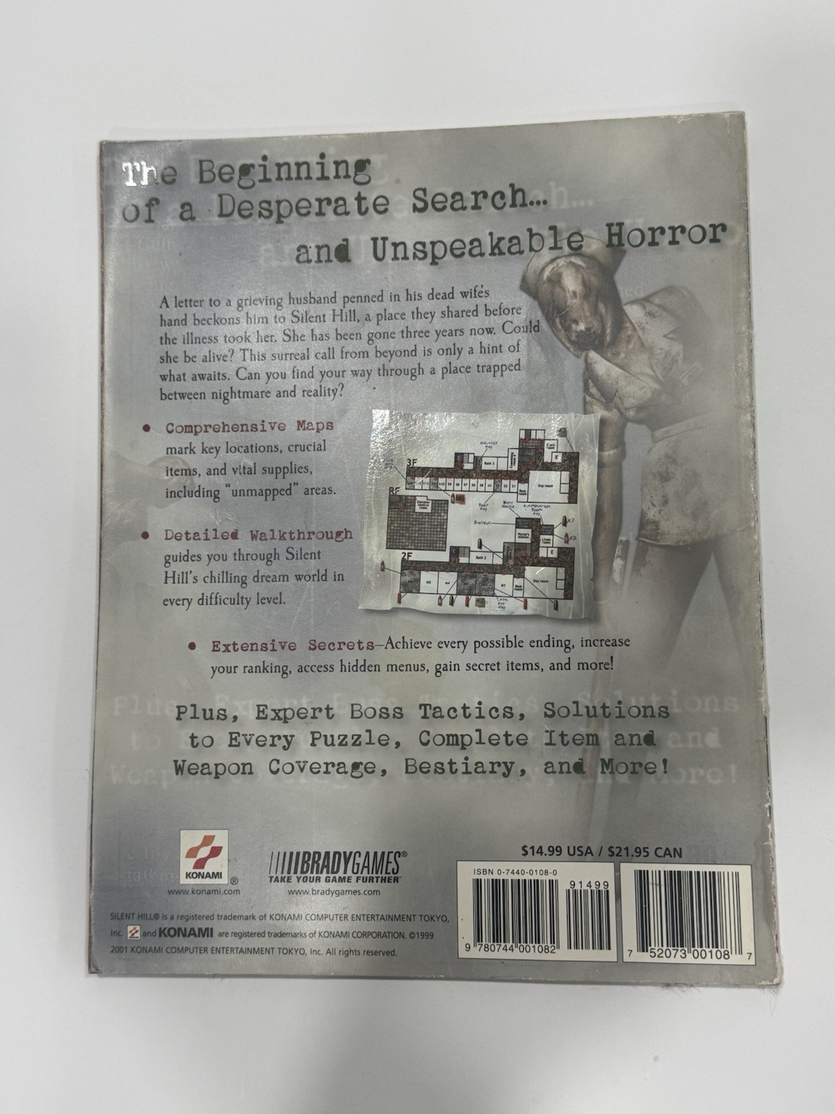 Silent Hill 2 Official Strategy Game Guide BradyGames (PlayStation 2 PS2) RARE
