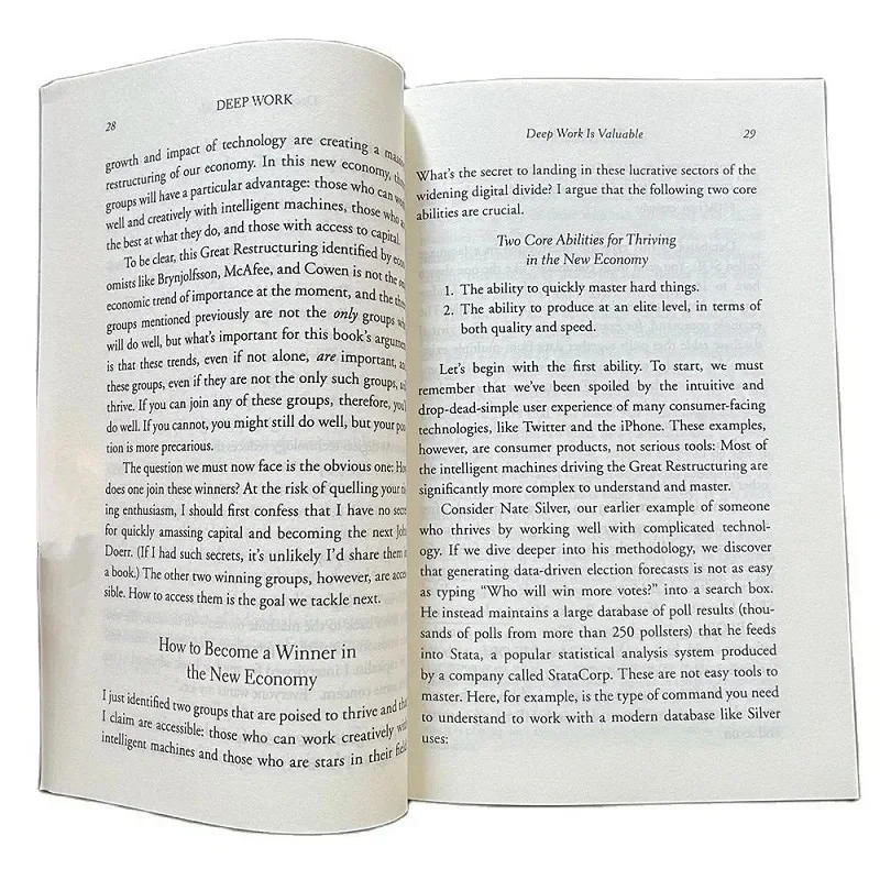 Deep Work English Book By Cal Newport Rules for Focused Success In A Distracted*