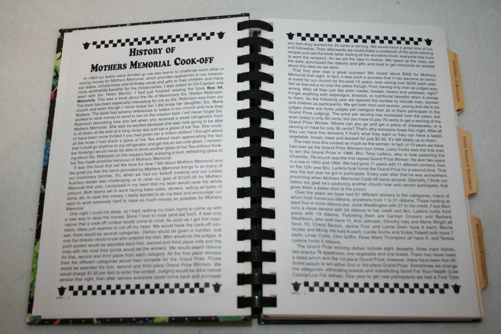 Vintage FIRST UNITED PENTECOSTAL CHURCH Nashville TN COOKBOOK 1992 Recipes Food
