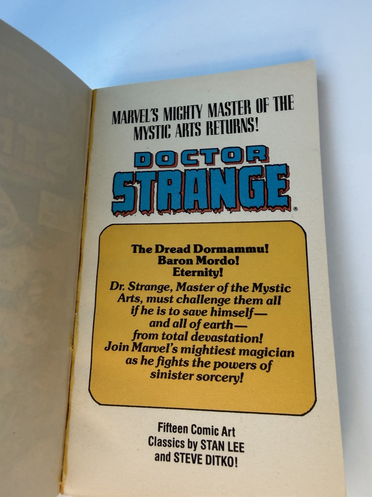 Doctor Strange Master of the Mystic Arts #2 Pocket Comics Paperback 1979