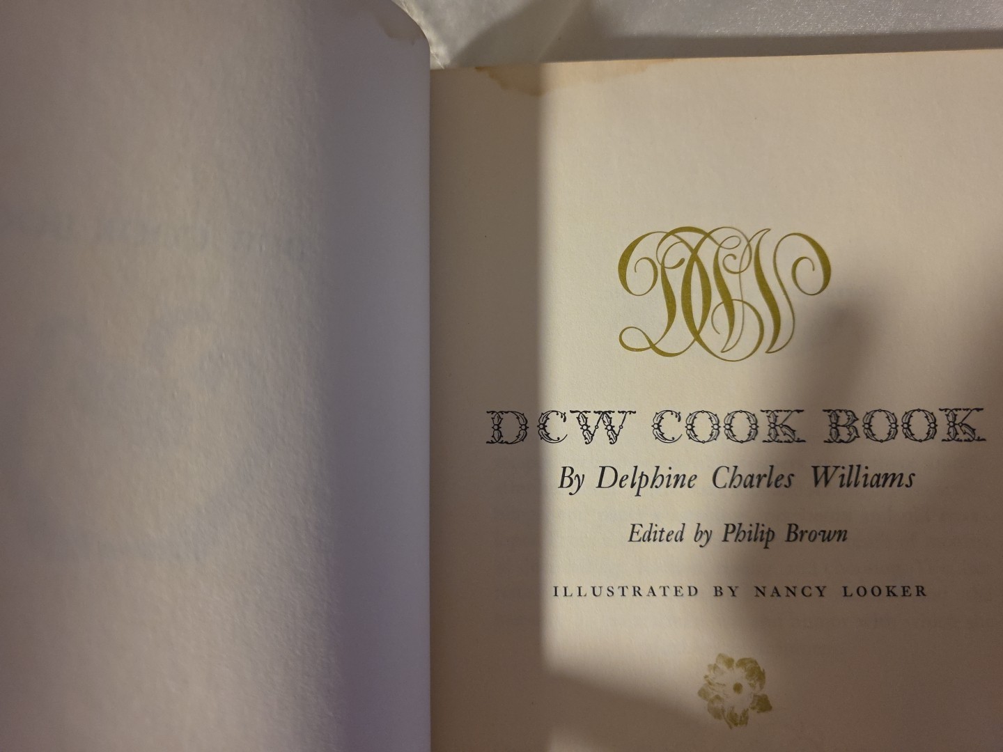 Rare New Orleans Cookbook 1977 DCW Cook Book Delphine Charles Williams Louisiana
