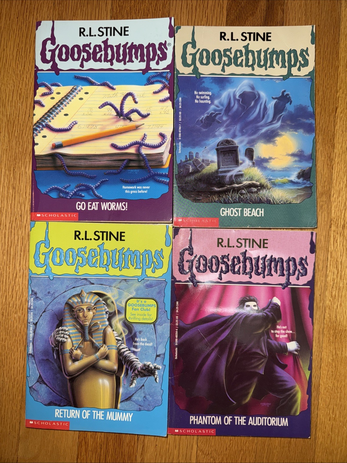Lot Of 60 Goosebumps Children’s Books R L Stine Horror Thriller Scholastic 1-60
