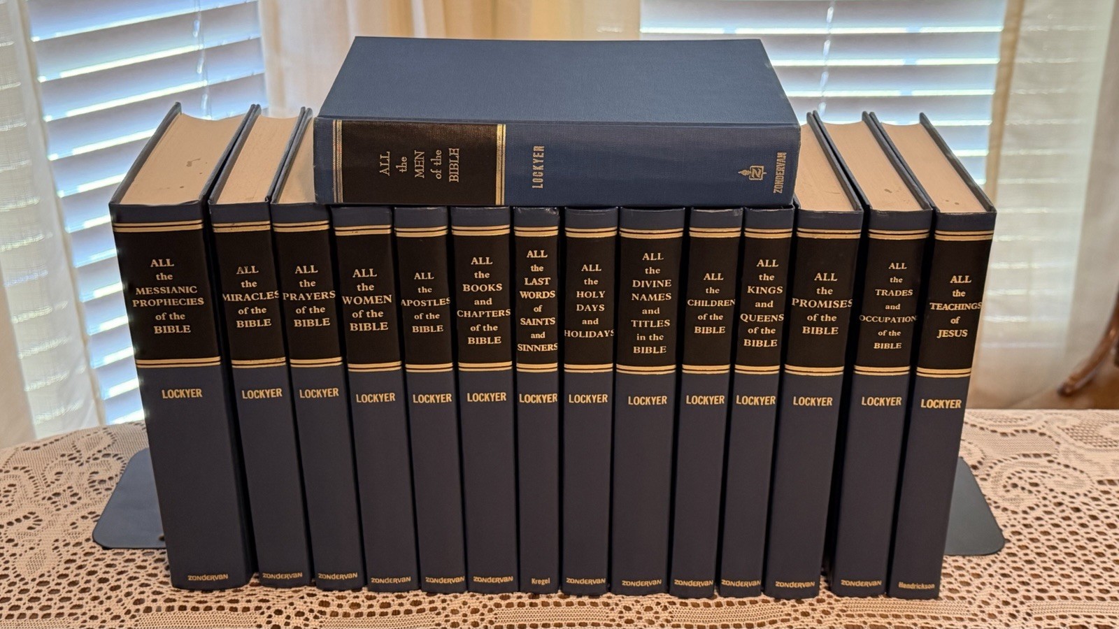 Herbert Lockyer “ALL the ….” Bible Book Series Set 15 Volume Lot HC Zondervan