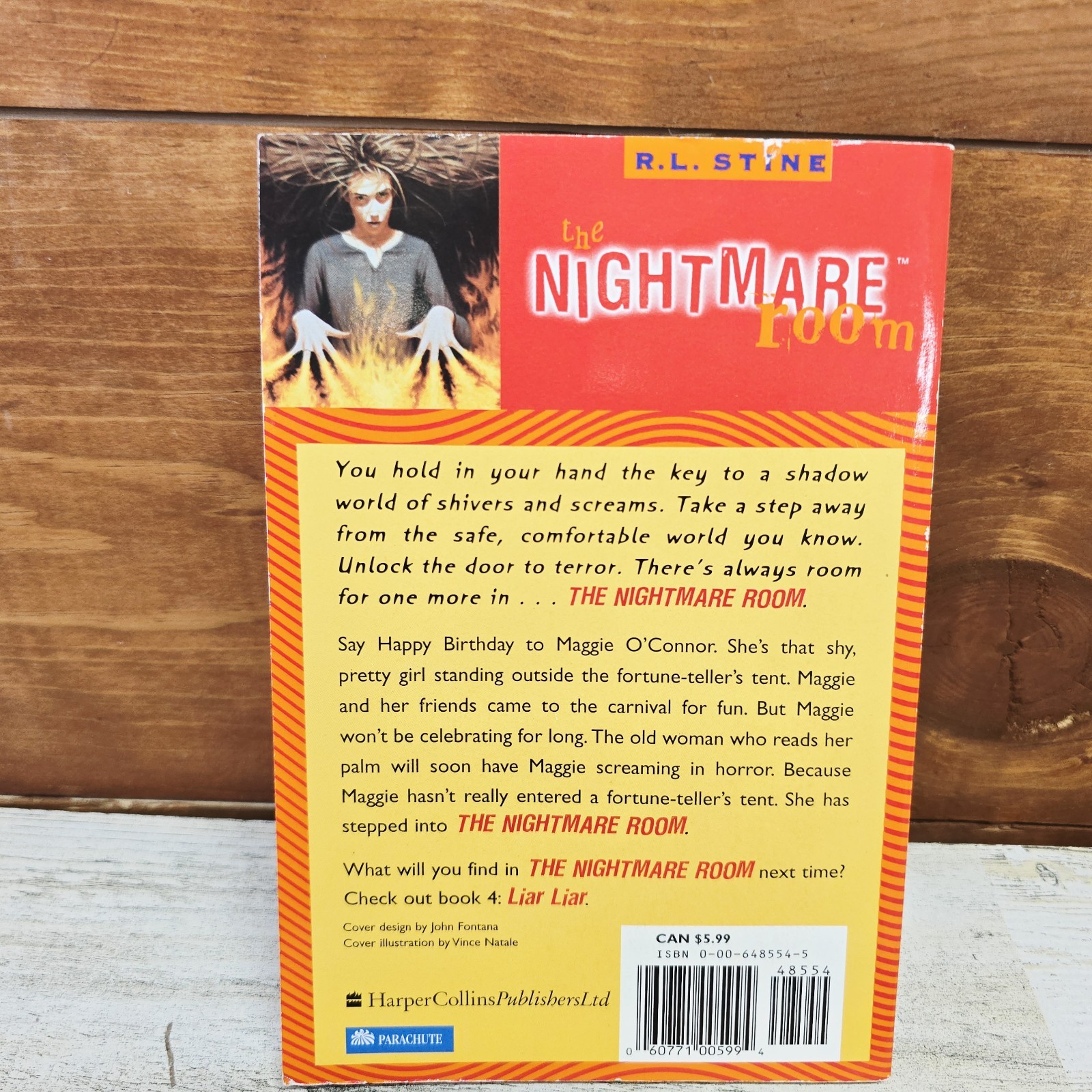 Lot Of 3 RL Stine The Nightmare Room 3 4 6 Liar They Call Me Creature Name Evil