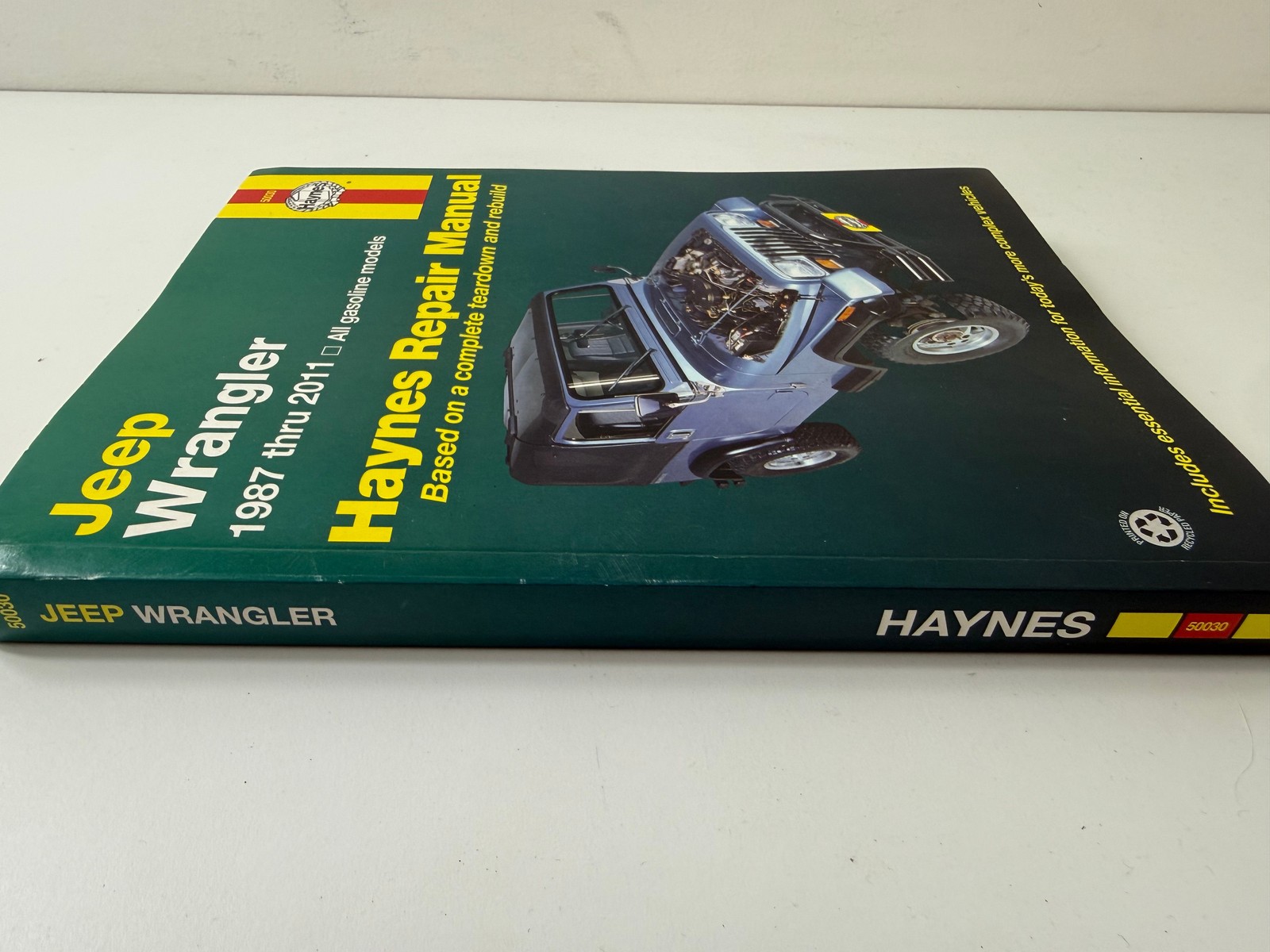 Haynes Jeep Wrangler Repair Manual 1987 thru 2011 All Gasoline Models Automotive