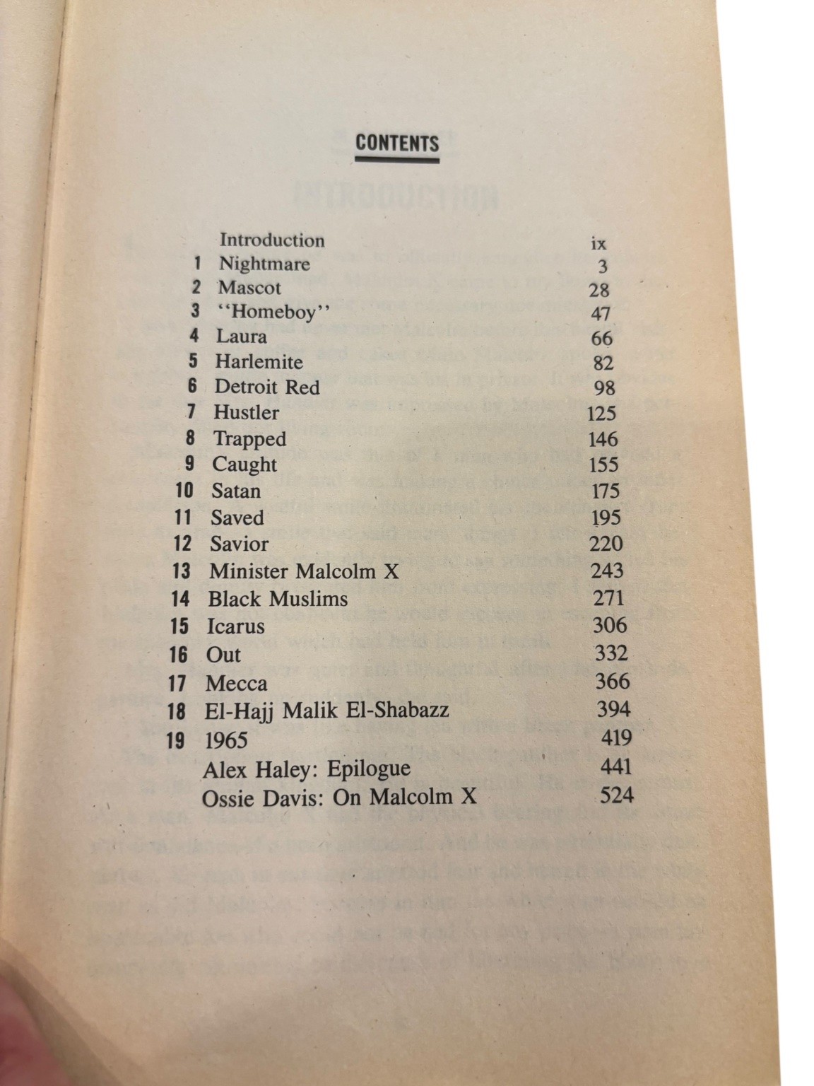 The Autobiography of Malcolm X Alex Haley 1973 First Ballantine Edition