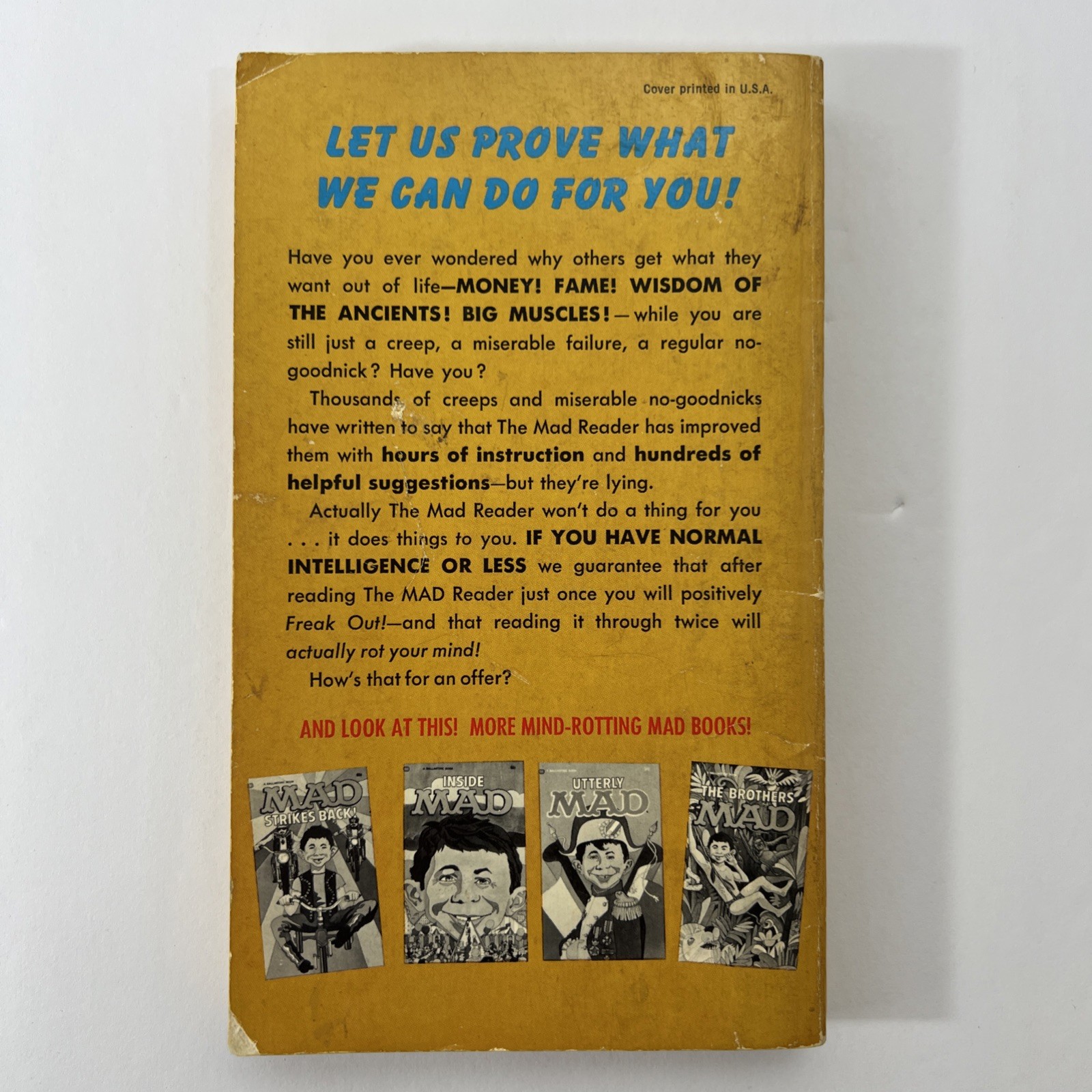 THE MAD READER – Satirical Articles and Features from MAD Magazine – 1970