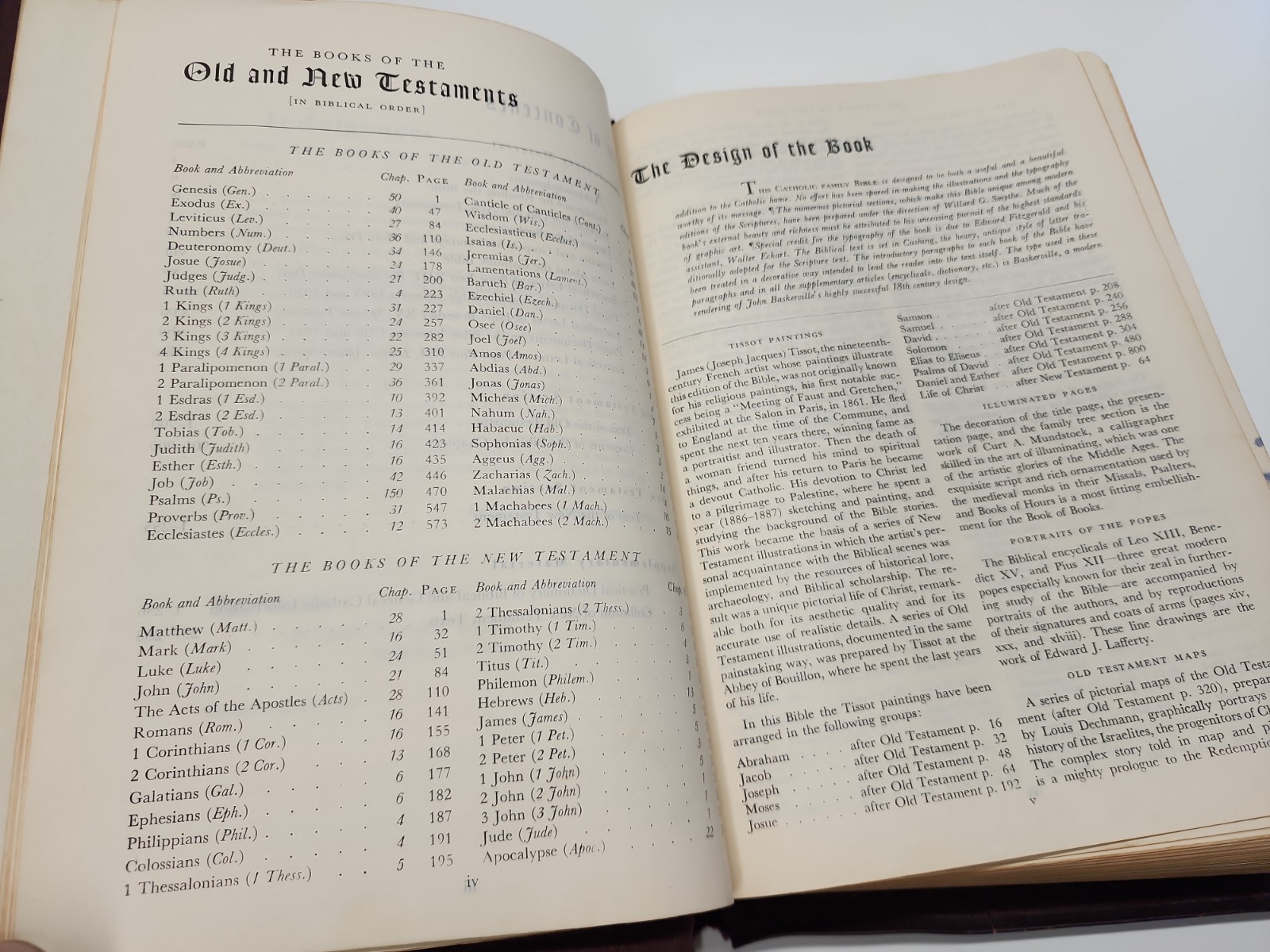 The Catholic Press Holy Family Edition of the Catholic Bible 1950 Rev O’Connel