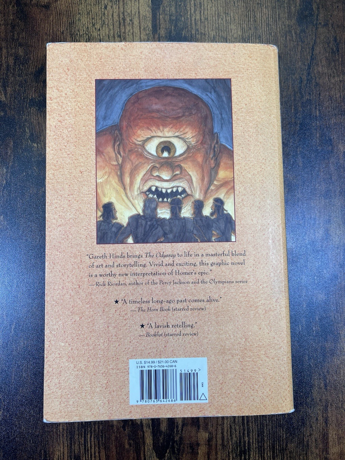 The Odyssey Graphic Novel Adaptation by Gareth Hinds Paperback Softback Used