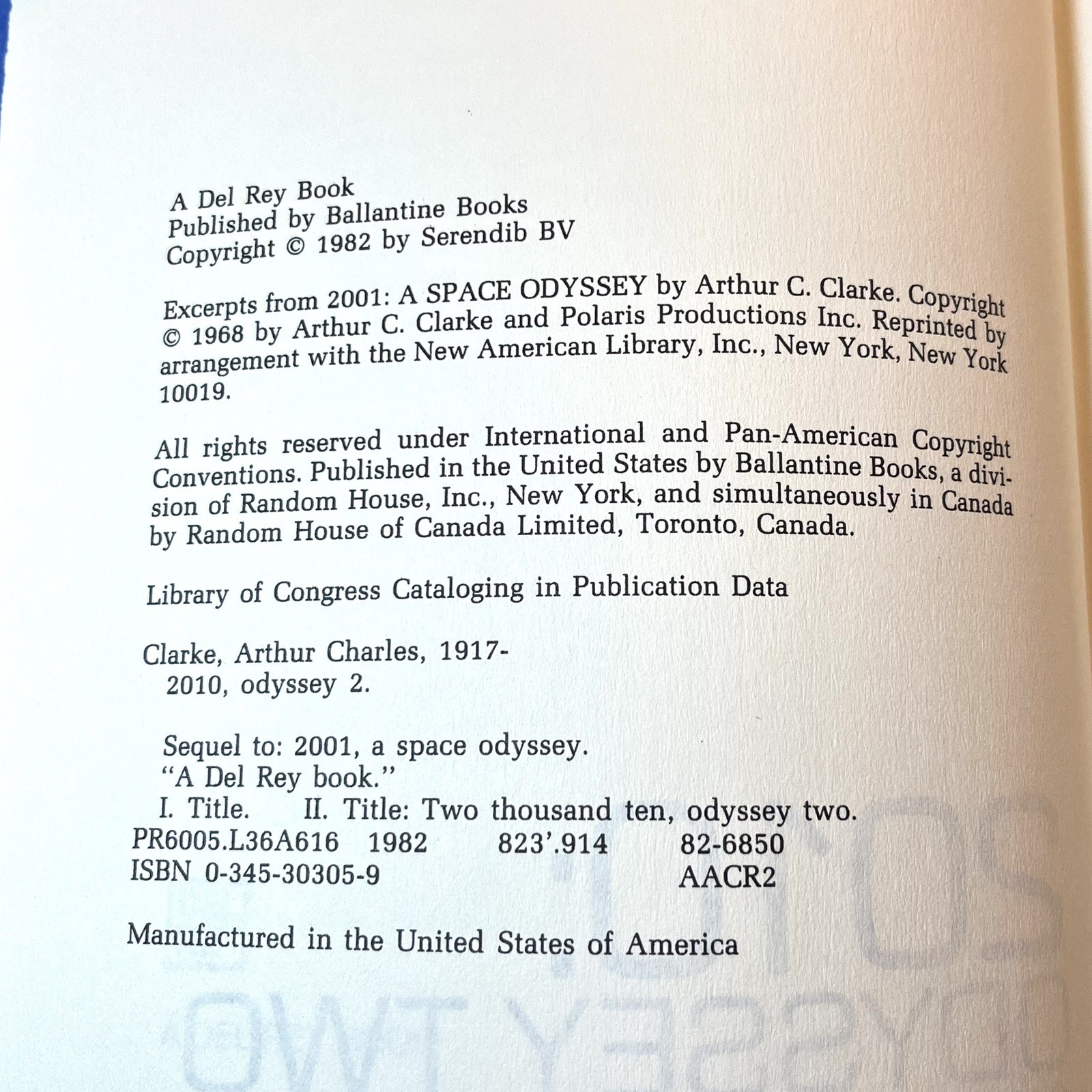 Arthur C Clarke Lot of 3 HC/DJ 2010 Odyssey 2, 2061 Odyssey 3,3001 Final Odyssey