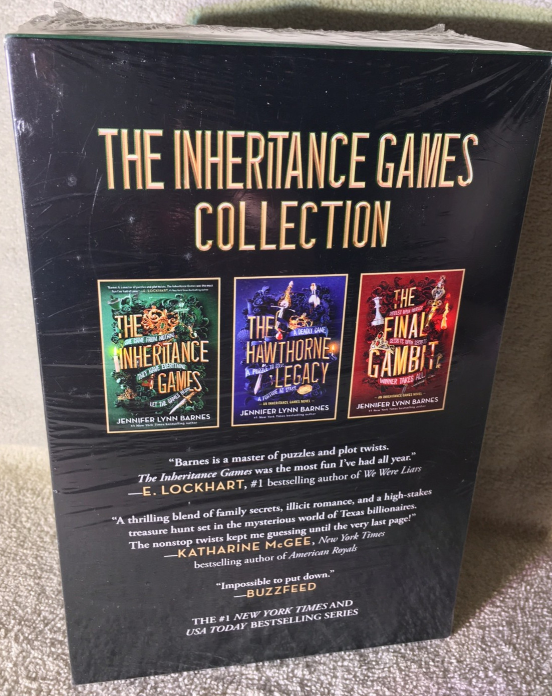 ‘The Inheritance Games Collection’ by Jennifer Barnes 3-Book Set – Sealed NEW OG