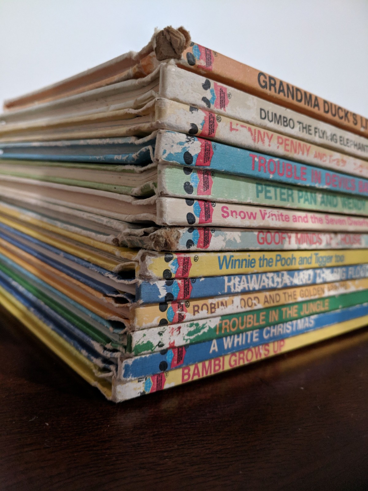 1970-80s Walt Disneys Wonderful World Of Reading HC Books for U to Pick