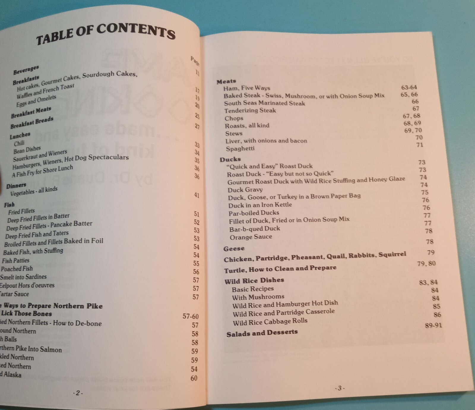 Camp Cooking Cookbook. 2005 Edition. 92 Pages. Dr. Duane R. Lundt