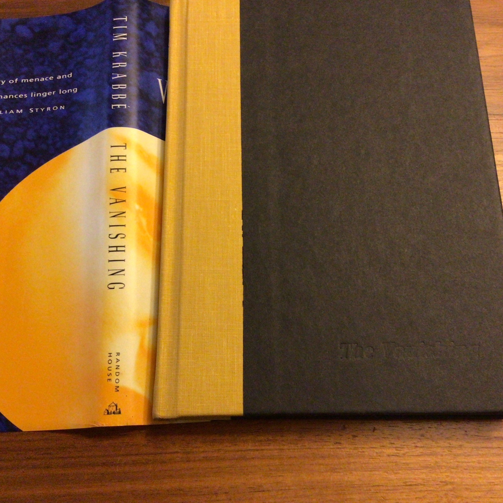 The Vanishing A Novel By Tim Krabbe Hardcover Book First US Edition 1993