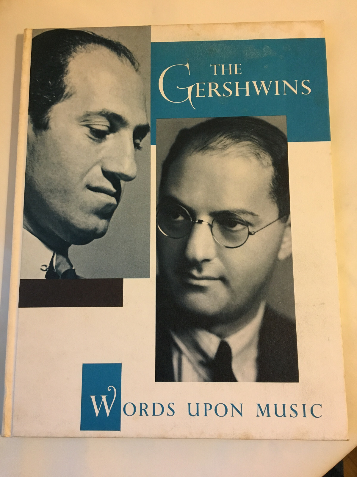 The Gershwins, Words Upon Music, HC Book, Stewart, 1959