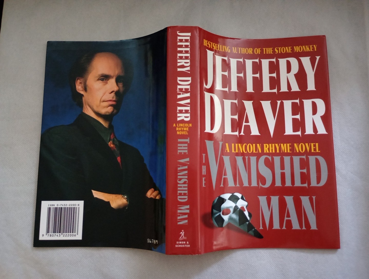 The Vanished Man by Jeffrey Deaver (2003 Hardcover) Simon & Schuster BCE