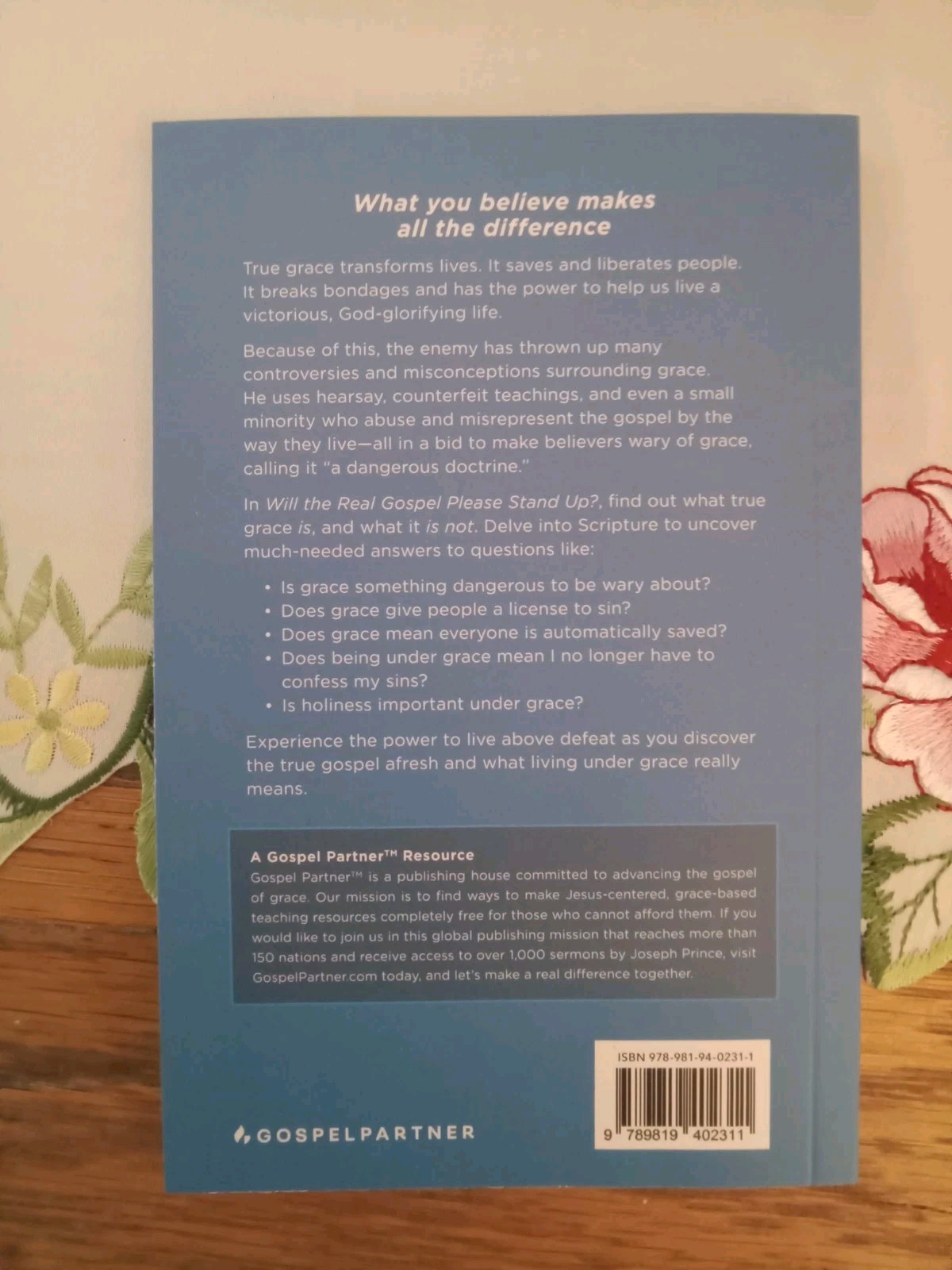 Will The Real Gospel Please Stand Up Joseph Prince Book Paperback Small 2019