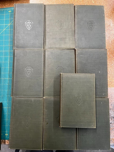 Harvard Classics P F Collier & Son 1909-1910 Volumes 1-50 Olive Cloth Very Good