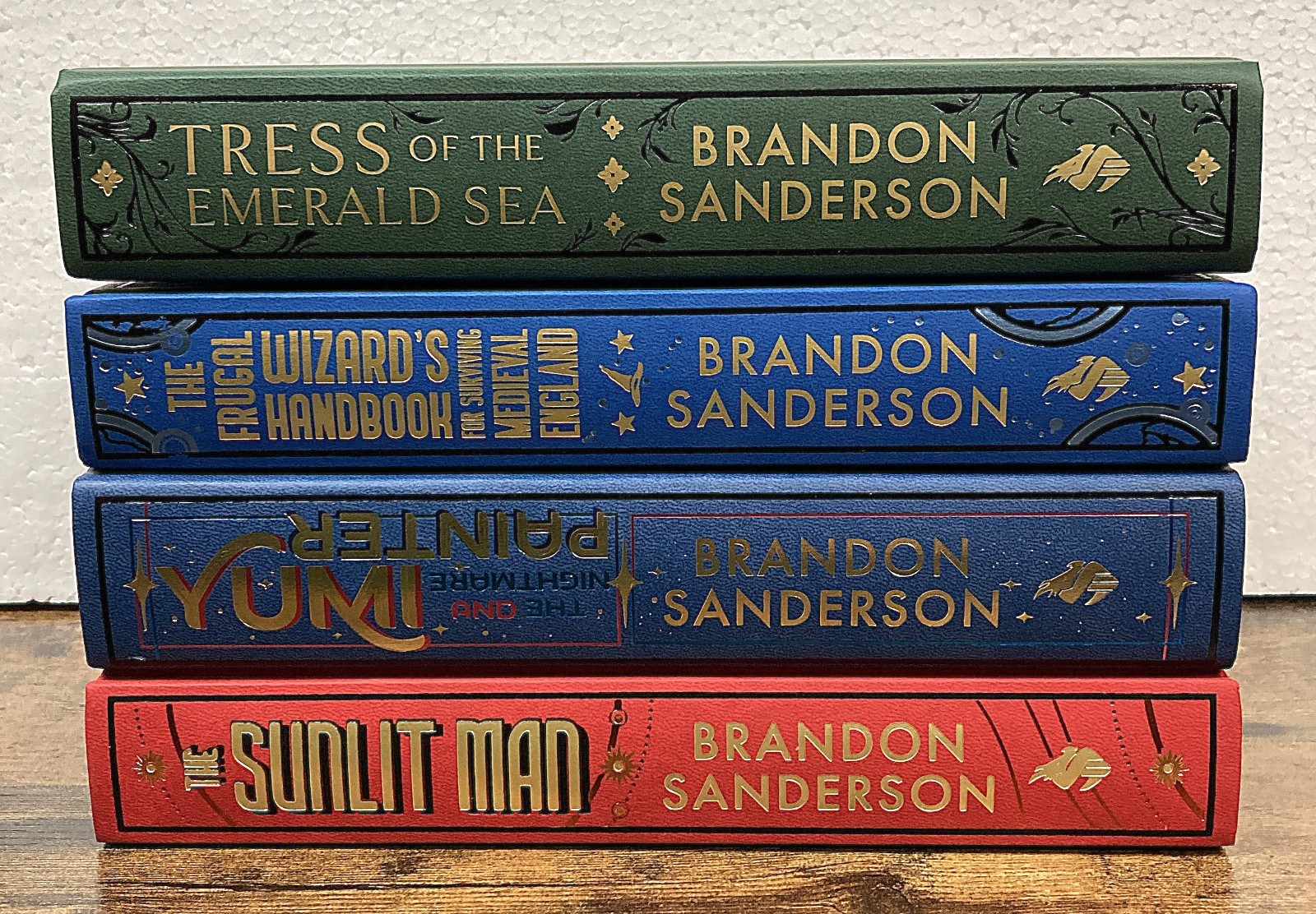 4 Brandon Sanderson Secret Projects Tress/Frugal/Sunlit Man/Yumi HC LikeNEW