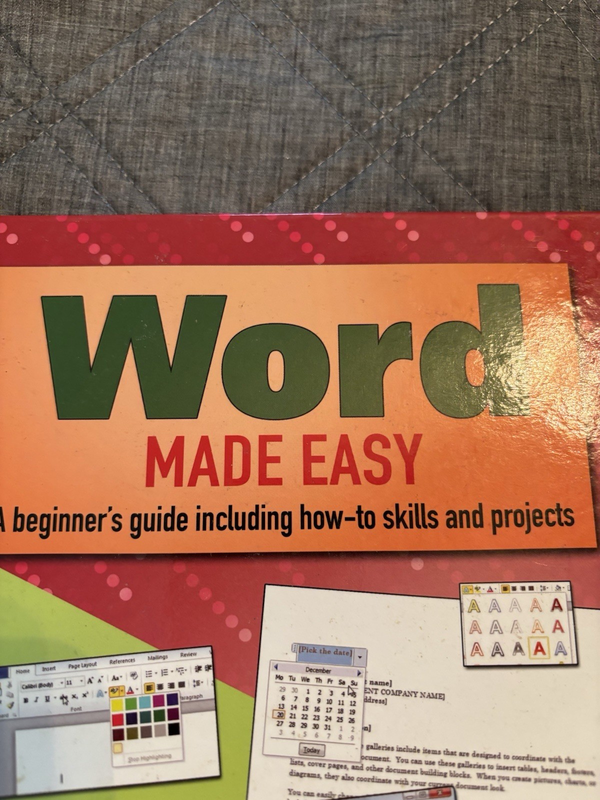 Word Made Easy Spiral Bound Book 111 Pages New 2011