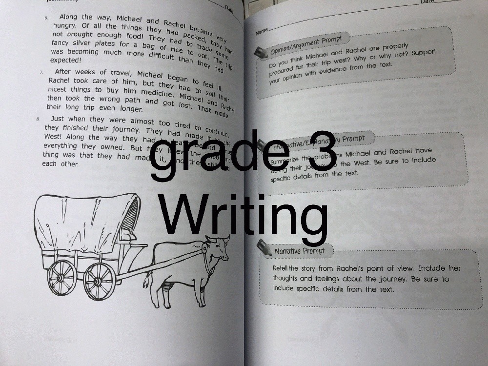 Lot of 6 Workbooks Grades 1,2,3 English Writing Comprehension Language